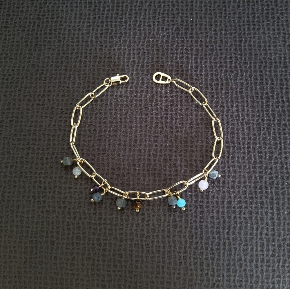 ✨️HP✨️ Luna🌙 Norte Multiple Gemstone Bead Bracelet - NIB - Picture 16 of 16